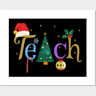 Pretty Teacher's Christmas Holiday Posters and Art